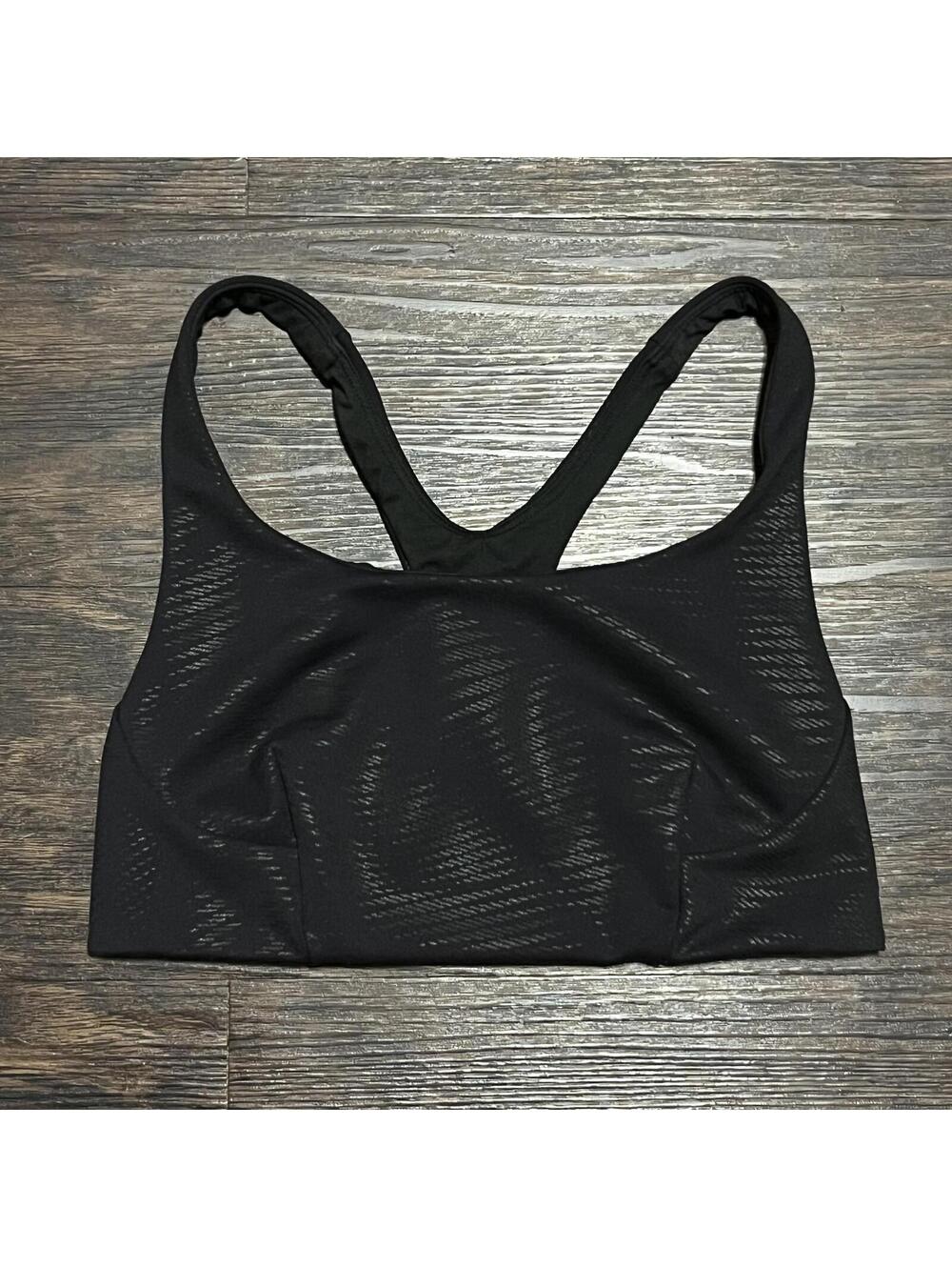 Lululemon Wunder Train Bra Black Foil Size 6